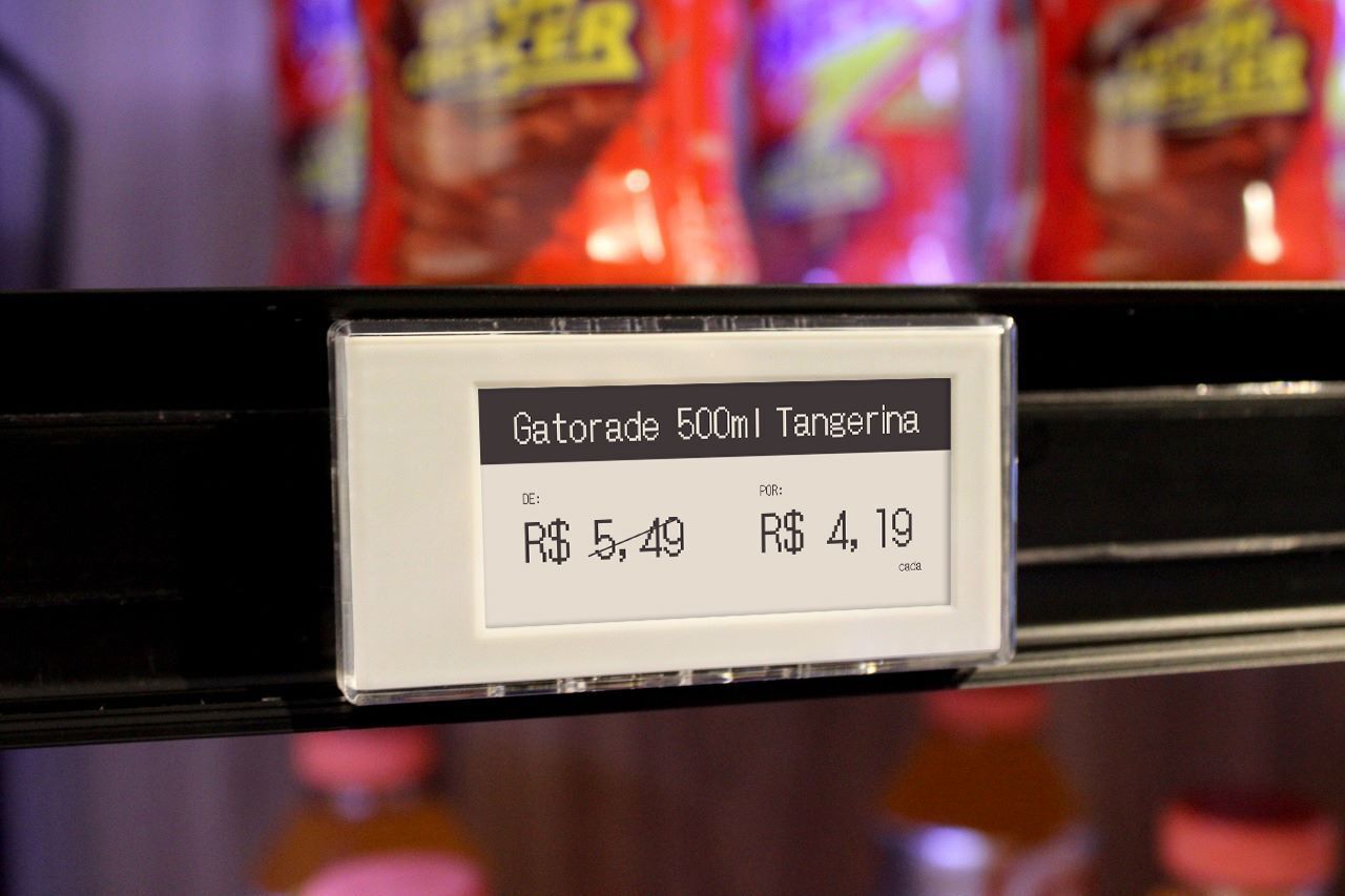 Demonstração do sistema de etiquetas